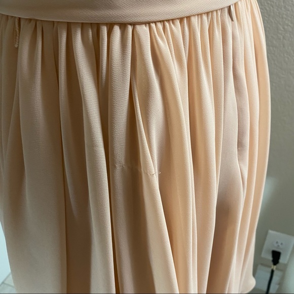 Vera Wang Peach Cream Dress Sz 4 - Picture 8 of 12